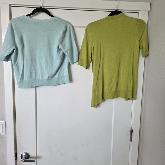 Elegant Women's Cardigan Collection - Peach, Chocolate, Mint, Lime $15 Each - Picture 3 of 5